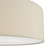 Dar Lighting Cierro 4 Light 60cm Taupe Flush Shade With Diffuser