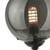 Dar Lighting Cohen Matt Black 1 Light Wall Light With Smoked Glass