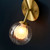 Empathic Lighting Merlin 2 Light Glass Wall Light In Satin Brass And Matt Black 