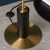Empathic Lighting Merlin 3 Light Floor Lamp In Satin Brass And Matt Black 