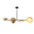 Empathic Lighting Galaxy 4 Light Gold And Bronze Linear Ceiling Light 