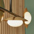 Empathic Lighting Galaxy 4 Light Gold And Bronze Linear Ceiling Light 