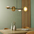Empathic Lighting Galaxy 4 Light Gold And Bronze Linear Ceiling Light 