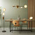 Empathic Lighting Galaxy 4 Light Gold And Bronze Linear Ceiling Light 