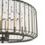 Dar Lighting Naeva 4 Light Black Crystal Pendant Light 