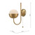 Dar Lighting Dar  AND0742 Andre 1 Light Aged Brass Wall Bracket 