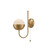 Dar Lighting Dar  AND0742 Andre 1 Light Aged Brass Wall Bracket 