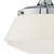 Dar Lighting Dar  CAD0150 Caden 1 Light Semi-Flush Polished Chrome 