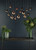 Dar Lighting Dar  AUR6264 Aurelia 15 Light Black Chrome Ceiling Pendant 