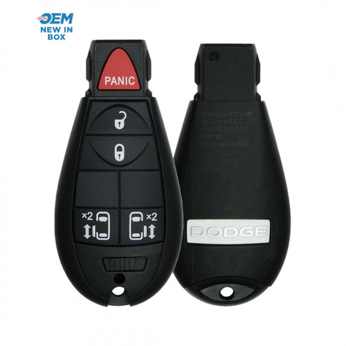 Dodge 08-20 5-Btn FOBIK Smart Key w/Sliding Door NO KEYLESS (IYZ)—OEM NEW