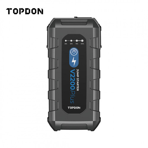V2200Plus Portable Jump Starter w/ Bluetooth Battery Tester (TOPDON)