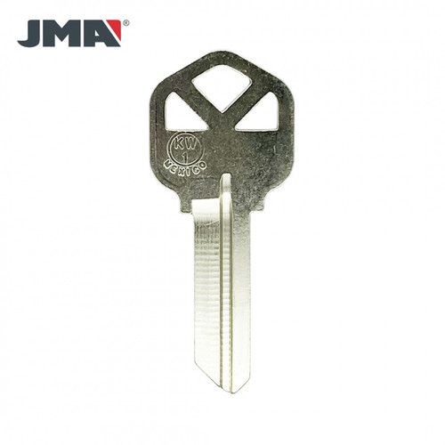 50-PACK Kwikset KW1 Keys—Nickel Plated (JMA)—ONLY 17.9¢ EACH!