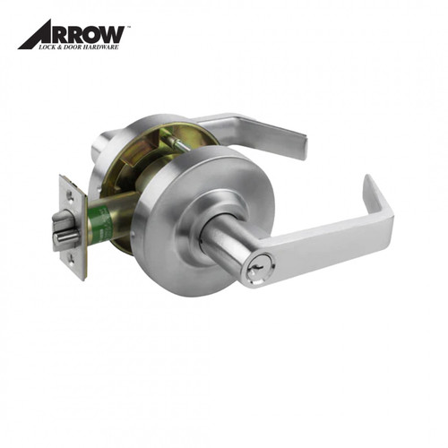 Arrow Grade 1 Commercial Lever - ENTRANCE - IC - SATIN CHROME