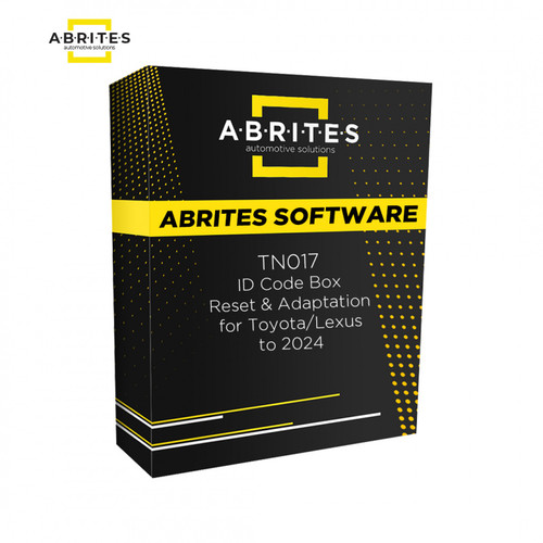 TN017 - ID Code Box Reset & Adaptation for Toyota/Lexus to 2024 (ABRITES)