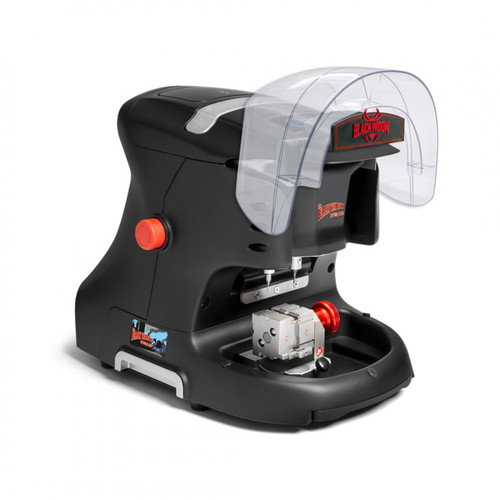 Machine-Mounted Shield Holder—for the Black Widow Key Machine (ROUECHE)