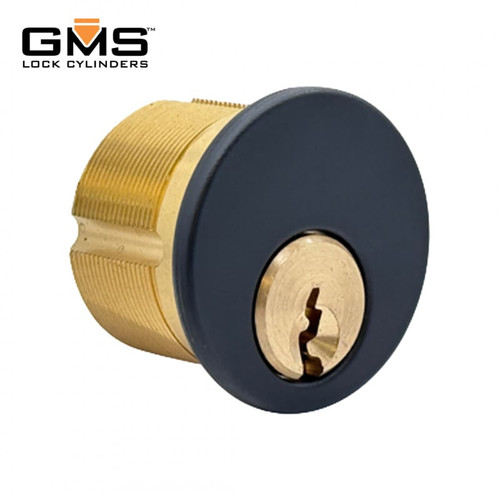 1" Mortise Cylinder - YA—Black (GMS M100-YA-19-AT-A2)