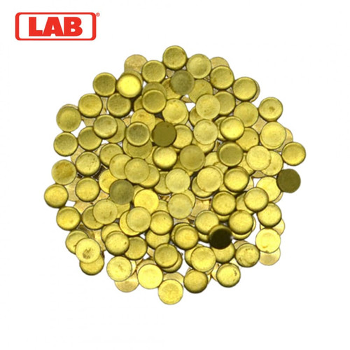 100-PACK LAB .027 Caps for Best SFIC Cylinders—STAMPED (I027S1)