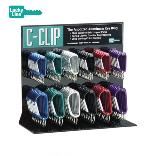 C-Clip Display - 12-SKUs / 126-Pieces (LUCKY LINE)