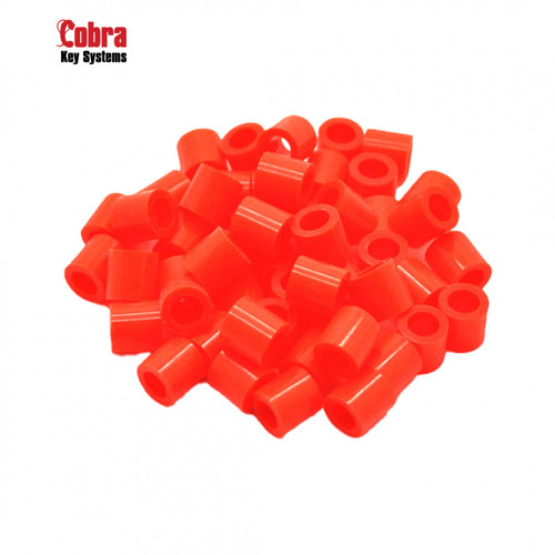 Color-Coded Tags for Key Rings ORANGE—50-PACK (COBRA)