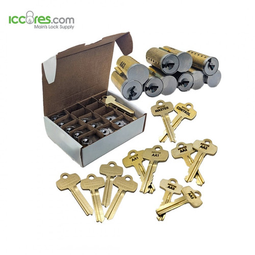 IC CORE MASTER PACK #1: 10-Core Master-Keyed Starter Pack w/Keys