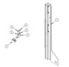 Tommy Gate 36" Replacement Slider w/Pads-Self Close (Steel Mainframe-AB) after 04/19/11*