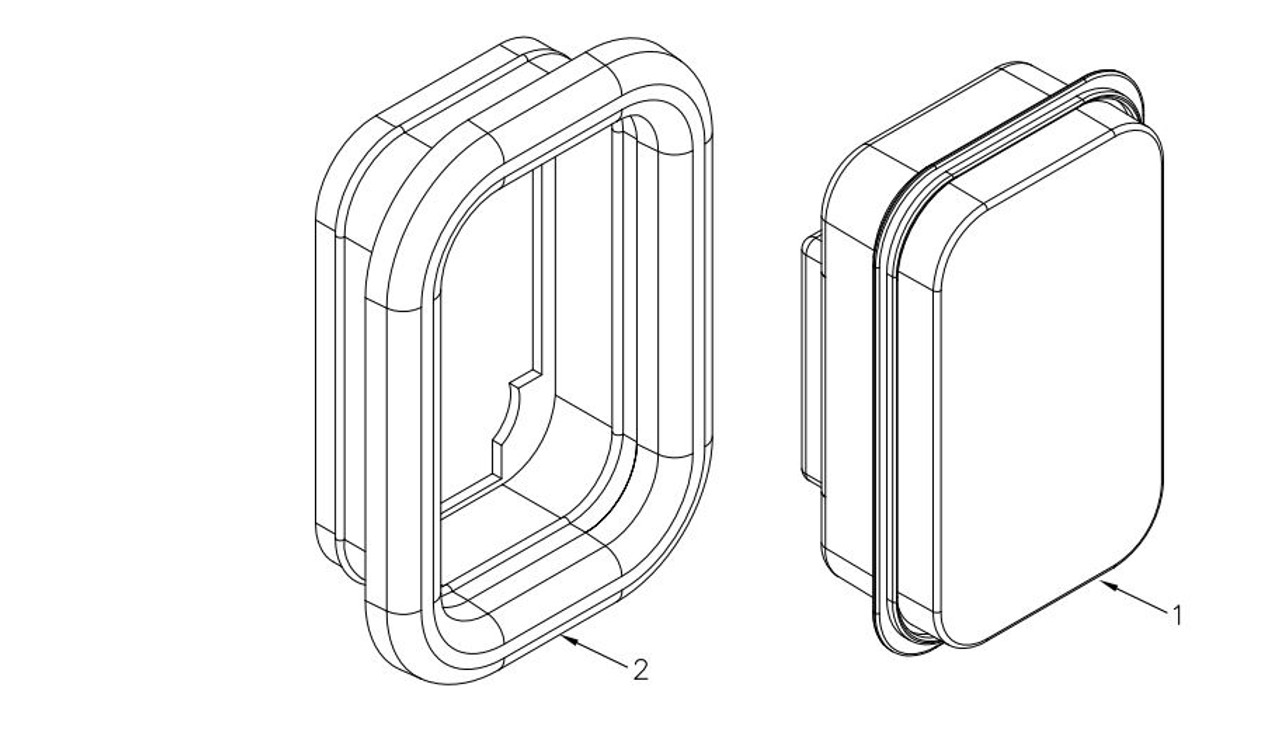 Tommy Gate Replacement Red Lens w/Grommet