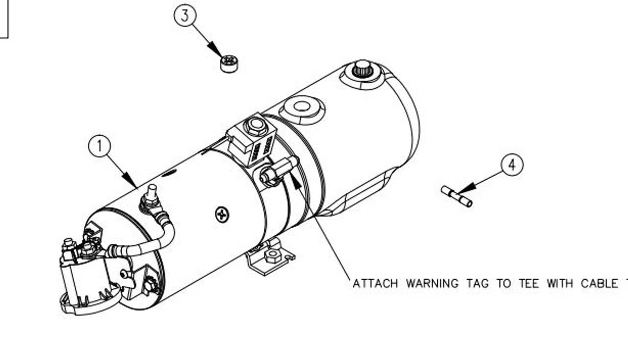 Tommy Gate Replacement 1342 G2 Pump & Motor Unit (2300psi)