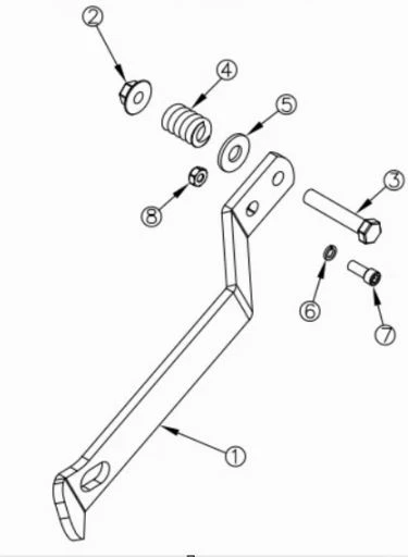 Tommy Gate G2 (50) Replacement Latch Kit-Right