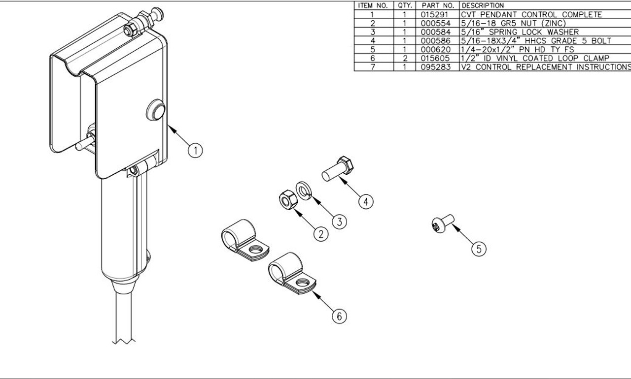 Tommy Gate Replacement Time Control with Shift button