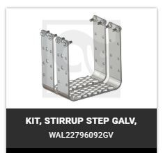Waltco Stirrup Step Galv KIT