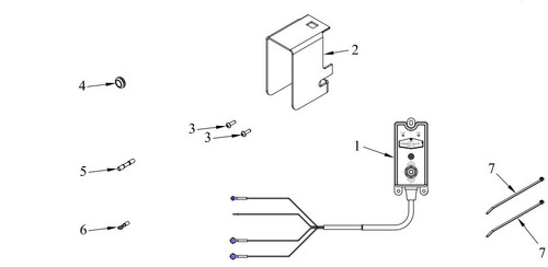 Tommy Gate Additional Fixed Control Kit (987 & 980)