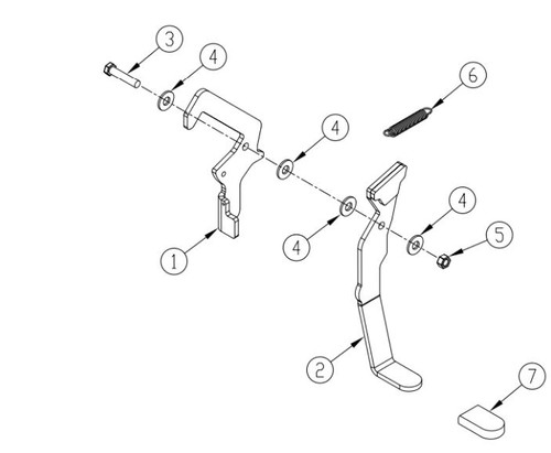 Tommy Gate Replacement Railgate Latch Lever