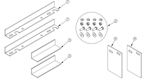 Tommy Gate Chevrolet Lower Mounting Kit (T-1300)