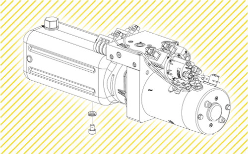 Fass Lift Pump New Pump Motor For Dell Liftgate - Fenner Fluid