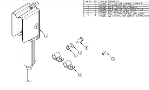 Tommy Gate Replacement Time Control with Shift Button