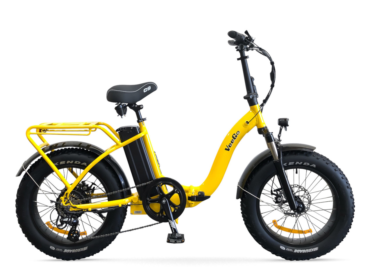VeeGo Fat Tire Folding Electric Bicycle