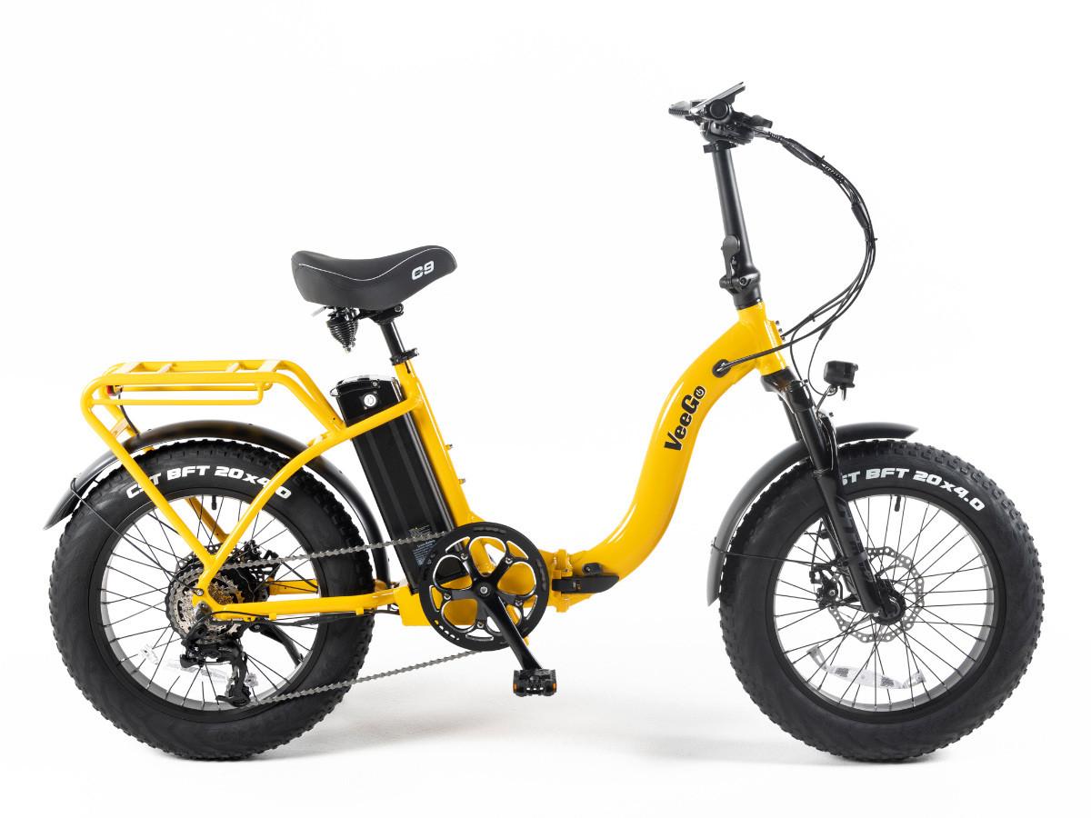 VeeGo Fat Tire Folding Electric Bicycle