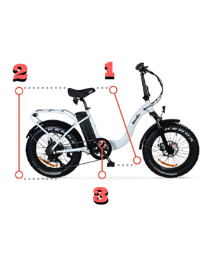 Electric Bicycle Ride Scoozy Veego Semi-Fat