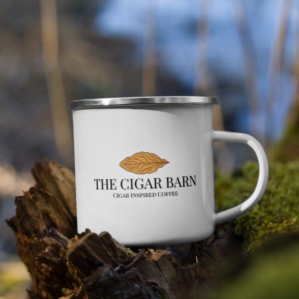 The Cigar Barn Enamel Mug