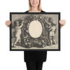 Paedopaegnion: Third Title Page - Wenceslaus Hollar - 1651 - Matte Paper Framed Poster Museum quality 7742039