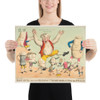 John Bull and His Friends Commemorating the Peace - Piercy Roberts - ca. 1801 - Paper Poster Museum quality 7746859