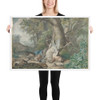 Hunting Still Life in a Forest - Wybrand Hendriks - 1784 - Matte Paper Framed Poster Museum quality 7741436