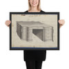 Library Table, from Chippendale Drawings, Vol. II - Thomas Chippendale - 1753 - Photo Paper Framed Poster Museum quality 7748244