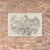 Emblem Drawing ("I rule everything") - Jacob Matham - early 17th century - Photo Paper Framed Poster Museum quality 7737515