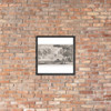 Grand Garden View - Abraham Genoels II - Photo Paper Framed Poster Museum quality 7742380