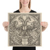 Imperial Double Eagle with the Coat of Arms of Ingolstadt, Freiburg, and Tübingen, from Joan. Eckii Theologi in summulas Petri Hispani extemporaria et succincta atque succosa explanatio p[ro] sup[er] 