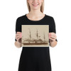Aquidaban, Brazil, from the Famous Ships series (N50) for Virginia Brights Cigarettes - Allen & Ginter - 1895 - Paper Poster Museum quality 7724291