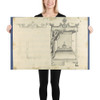 Bed, in Chippendale Drawings, Vol. I - Thomas Chippendale - 1753 - Photo Paper Poster Museum quality 7747998