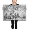 Venus and Adonis - François André Vincent - 1778 - Matte Paper Framed Poster Museum quality 7746607