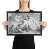 Venus and Adonis - François André Vincent - 1778 - Matte Paper Framed Poster Museum quality 7746607
